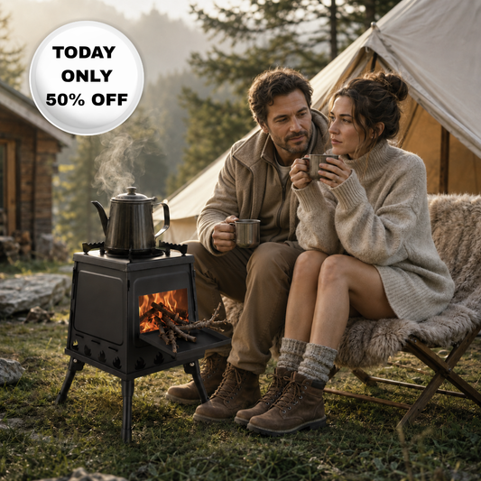 StickBlaze Foldable Wood Burning Stove - Never Pack Camp Fuel Again