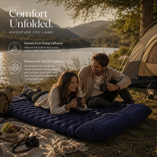 CampCloud Inflatable Mat Instant Comfort - Anywhere You Go