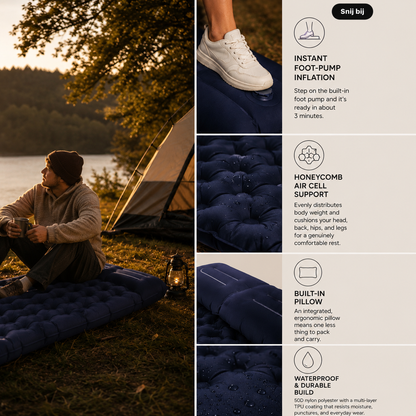 CampCloud Inflatable Mat Instant Comfort - Anywhere You Go
