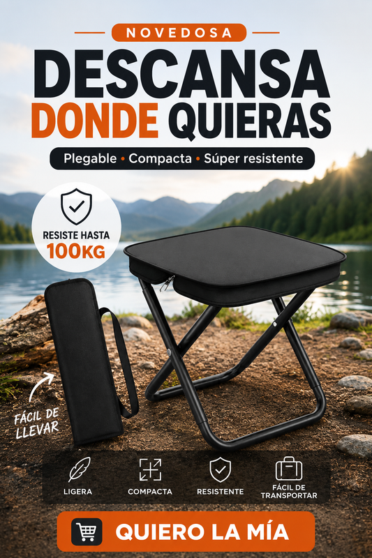 Silla plegable novedosa / X2 Unidades